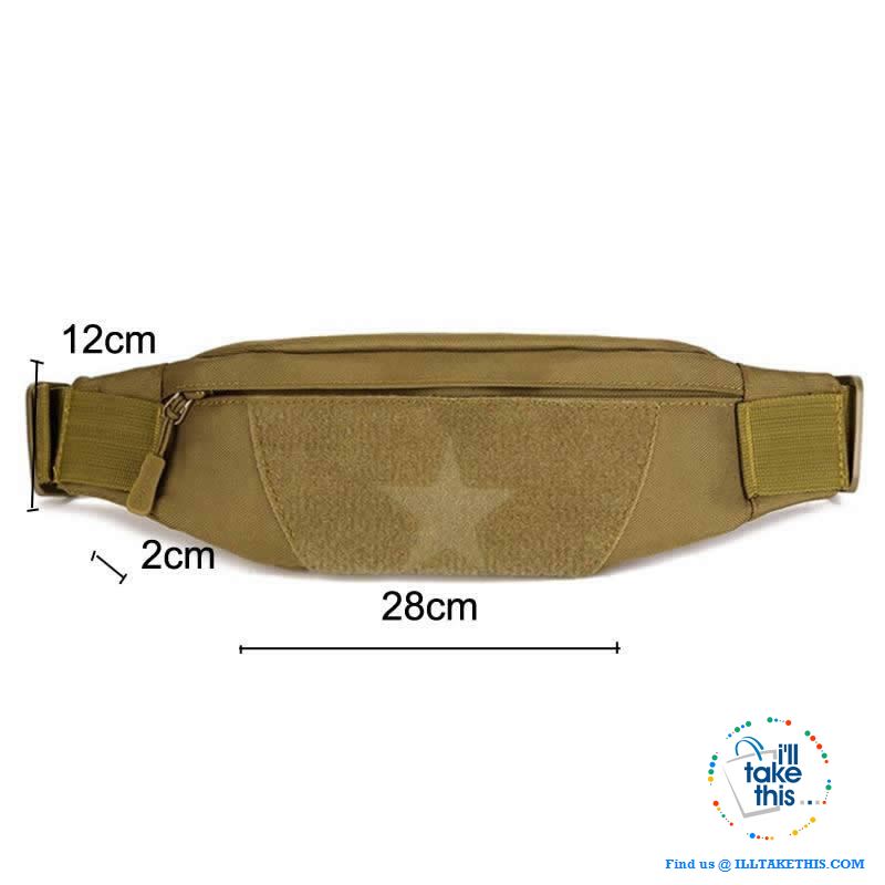 Military Inspire Tactical Waist Pack - Bum Bag suitable for the urban warrior - I'LL TAKE THIS