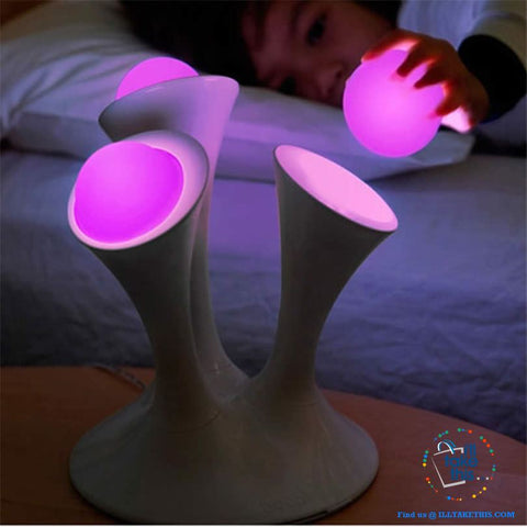 Image of Mini Pod Nightlight Glowing Balls LED Lamps ideal Kid bedroom Lights - I'LL TAKE THIS