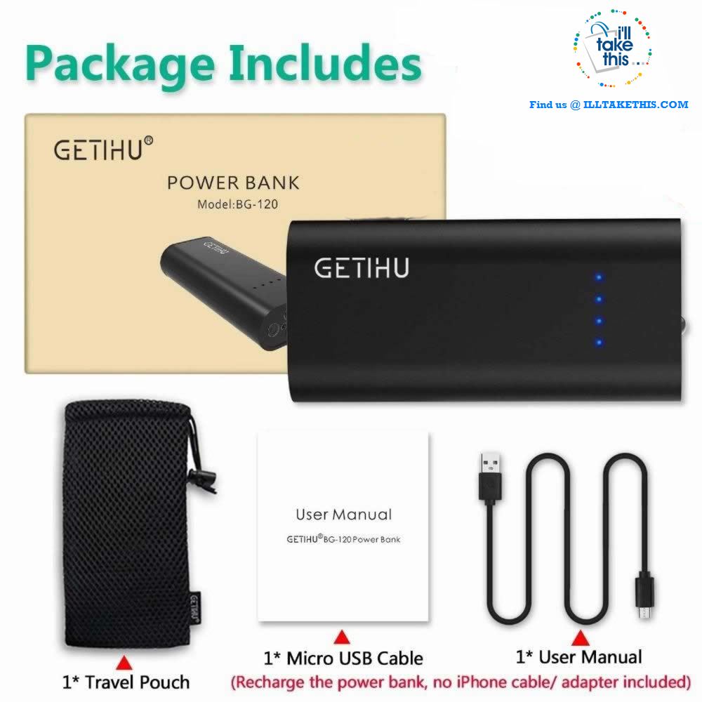 Mini Power Bank 2.4A USB Portable Charger Powerbank For iPhone XS X Android Phones - I'LL TAKE THIS