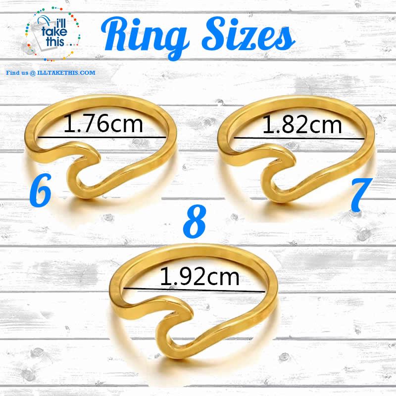 Minimalist Wave Rings for Women, Midi Ring Knuckle in Rose Gold, Gold or Silver - I'LL TAKE THIS