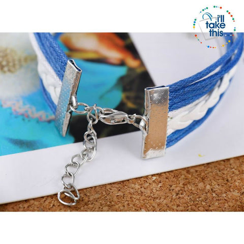 Image of Nautical Charm Bracelet Handmade Rope/Knitting Collection, Channel your inner Skipper - I'LL TAKE THIS