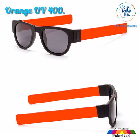 Image of Slap Sunglasses Polarized Slappable Bracelet Sun Glasses for Men/Women Unique Wristband Fold Shades - I'LL TAKE THIS