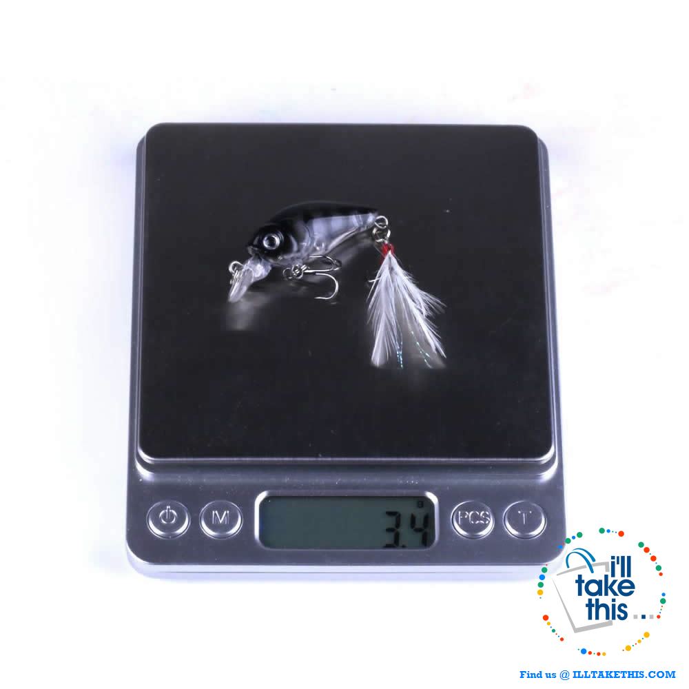 Pack of 5 Crankbait Mini Chubby Fishing Lures  / 45mm 3.4g 0-0.3M - I'LL TAKE THIS