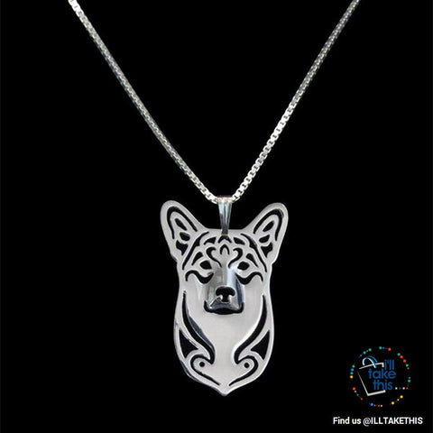 Image of Pembroke Welsh Corgi Pendant with Bonus Link chance Necklace, 3 Color Choices - I'LL TAKE THIS