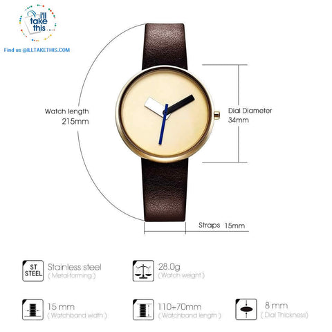 Image of Retro style Women's wristwatch has an elegant look that can be dressed up or down - I'LL TAKE THIS