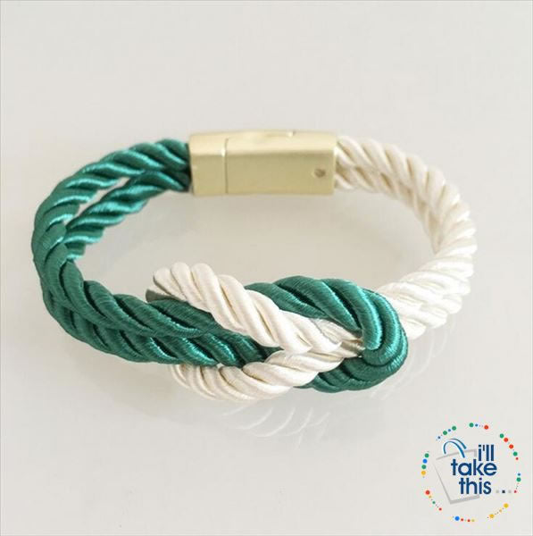 Nautical Braided Nylon Rope Bracelet with Magnet Clasp - Uni-Sex - I'LL TAKE THIS