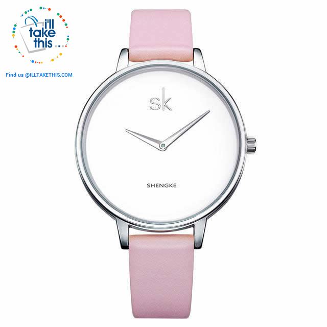 Minimalist Women's Round Wrist Watch in Gold or Silver - I'LL TAKE THIS