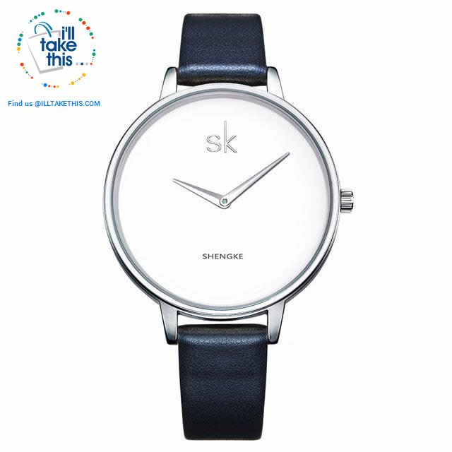 Minimalist Women's Round Wrist Watch in Gold or Silver - I'LL TAKE THIS