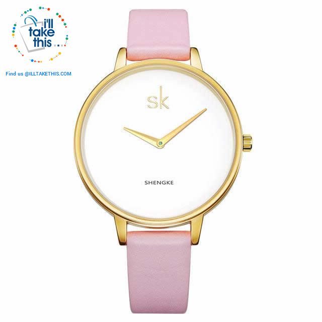 Minimalist Women's Round Wrist Watch in Gold or Silver - I'LL TAKE THIS