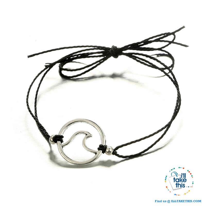 Shabby Chic Wave Bracelet/Anklets for Women Girl - 4 Color Rope options - I'LL TAKE THIS