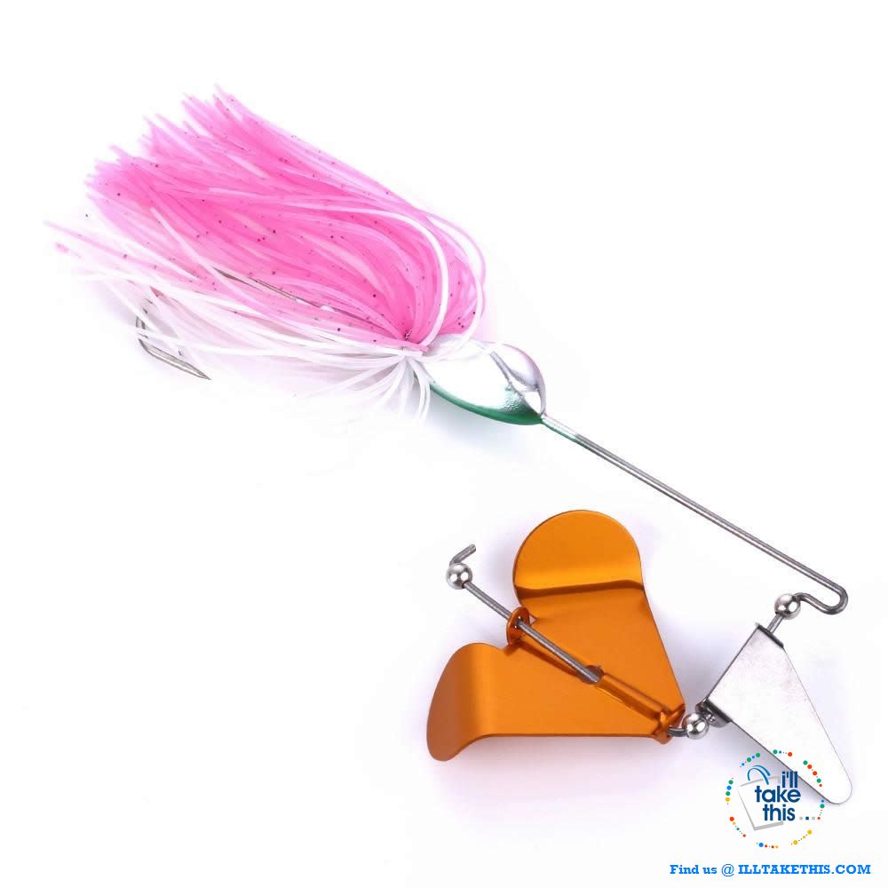 Single Prop Clacker Spinnerbait IDEAL Swisher Buzzbait suit BASS - 4 pack Spinner Fishing Tackle Set - I'LL TAKE THIS