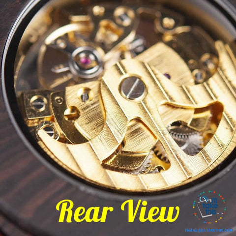 Image of Men's Skeleton Style Wooden Watches - Love the Look! - I'LL TAKE THIS