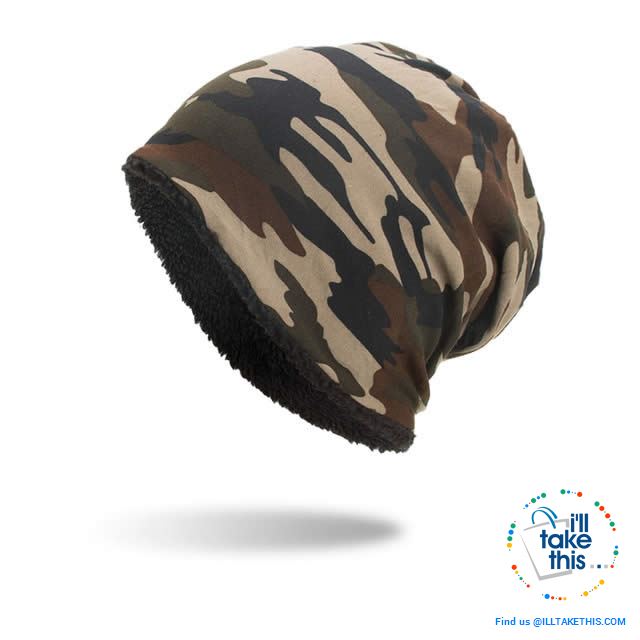Ladies and Gents Cool Camouflage themed Beanie, great look 4 colors options ideal his and hers pair - I'LL TAKE THIS