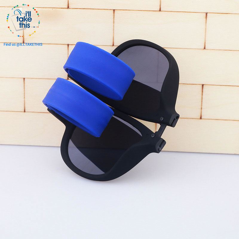 Slap Sunglasses Polarized Slappable Bracelet Sun Glasses for Men/Women Unique Wristband Fold Shades - I'LL TAKE THIS