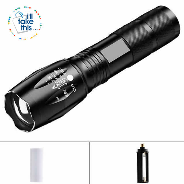 Camping Bundle LED Lights - Solar Powered rechargeable Lantern/Torch Combination + Flashlight - I'LL TAKE THIS