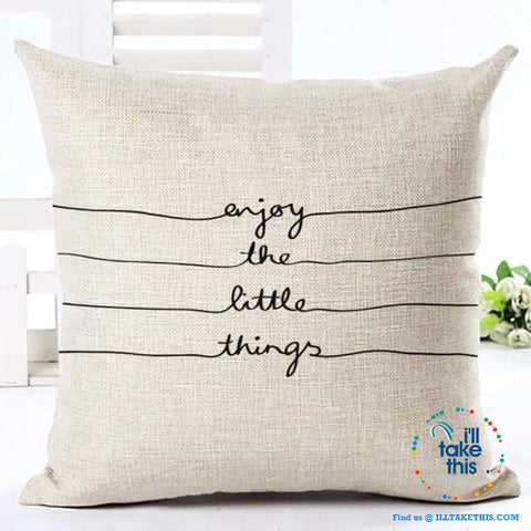 Image of Create the mood in your home with these special occasions Cotton linen throw cushion pillowcases - I'LL TAKE THIS
