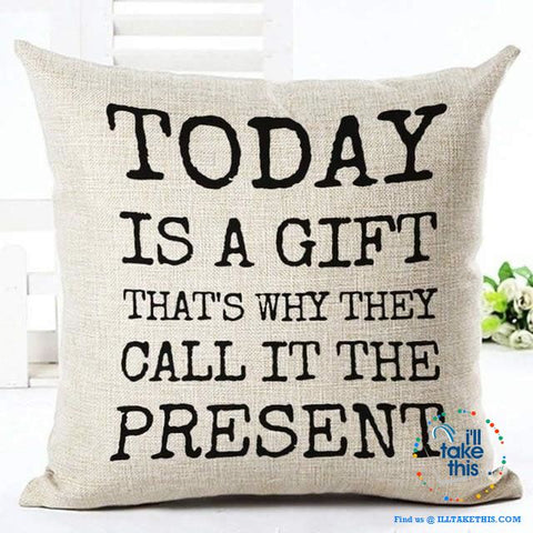 Image of Create the mood in your home with these special occasions Cotton linen throw cushion pillowcases - I'LL TAKE THIS