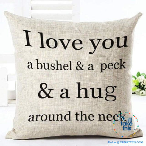 Image of Create the mood in your home with these special occasions Cotton linen throw cushion pillowcases - I'LL TAKE THIS