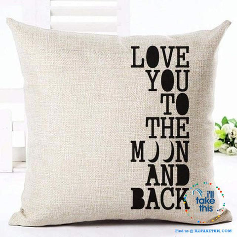 Image of Create the mood in your home with these special occasions Cotton linen throw cushion pillowcases - I'LL TAKE THIS