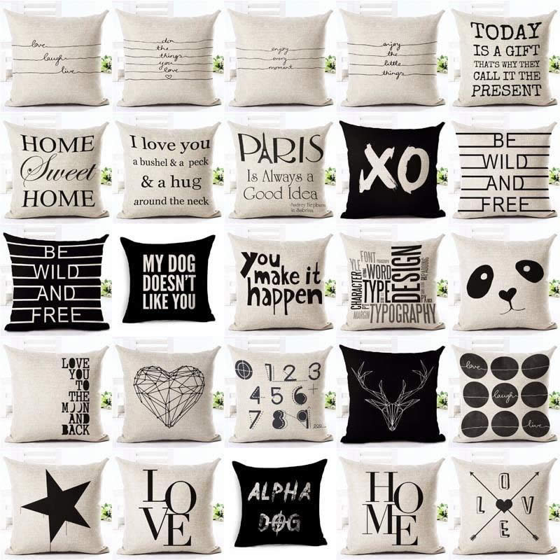 Create the mood in your home with these special occasions Cotton linen throw cushion pillowcases - I'LL TAKE THIS