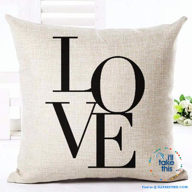 Create the mood in your home with these special occasions Cotton linen throw cushion pillowcases - I'LL TAKE THIS