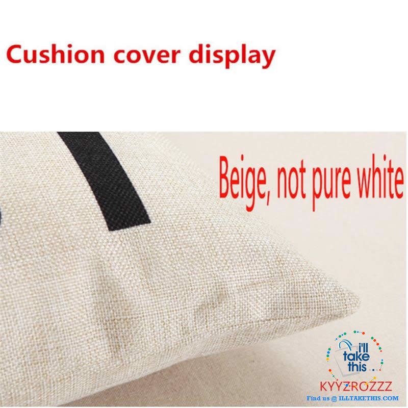 Create the mood in your home with these special occasions Cotton linen throw cushion pillowcases - I'LL TAKE THIS