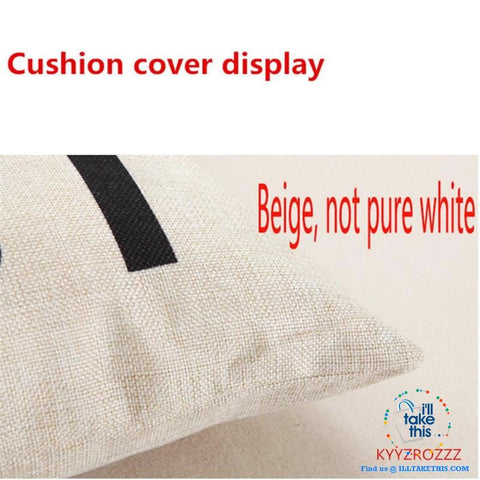 Image of Create the mood in your home with these special occasions Cotton linen throw cushion pillowcases - I'LL TAKE THIS