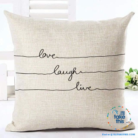 Image of Create the mood in your home with these special occasions Cotton linen throw cushion pillowcases - I'LL TAKE THIS