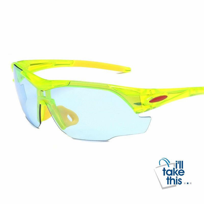 Sports UV400 protective Sunglasses for Bicycle, Skiing, Jogging, Fishing or just as driving glasses - I'LL TAKE THIS
