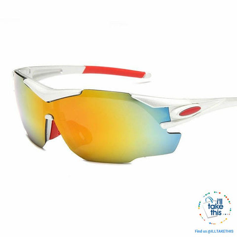 Image of Sports UV400 protective Sunglasses for Bicycle, Skiing, Jogging, Fishing or just as driving glasses - I'LL TAKE THIS