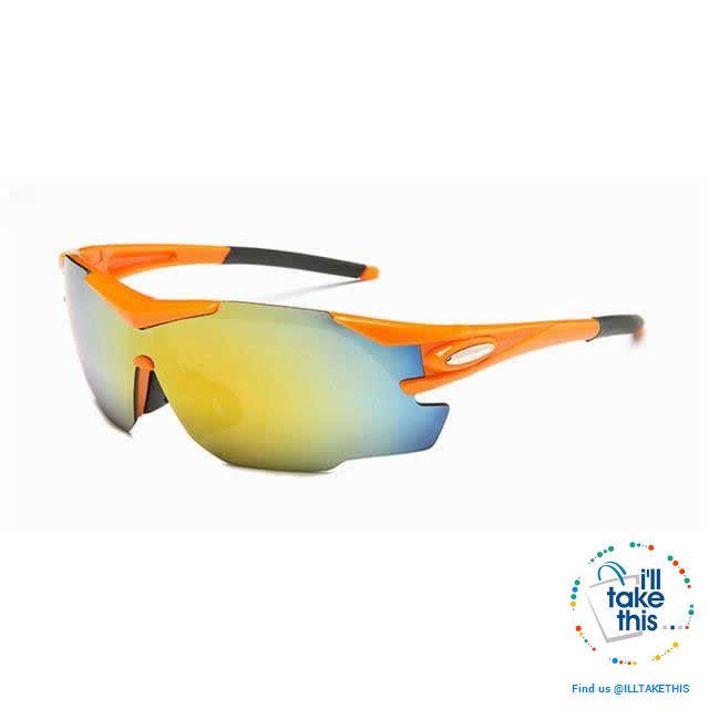 Sports UV400 protective Sunglasses for Bicycle, Skiing, Jogging, Fishing or just as driving glasses - I'LL TAKE THIS