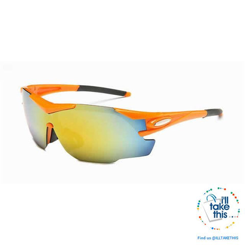 Image of Sports UV400 protective Sunglasses for Bicycle, Skiing, Jogging, Fishing or just as driving glasses - I'LL TAKE THIS