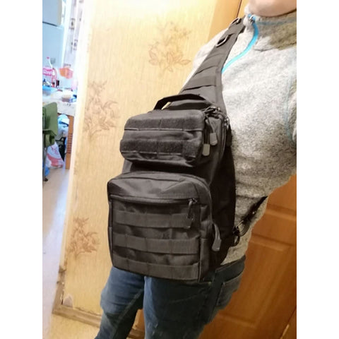 Image of Tactical Crossbody/Shoulder Backpack Ideal for Camping, Hiking, Fishing or School - I'LL TAKE THIS