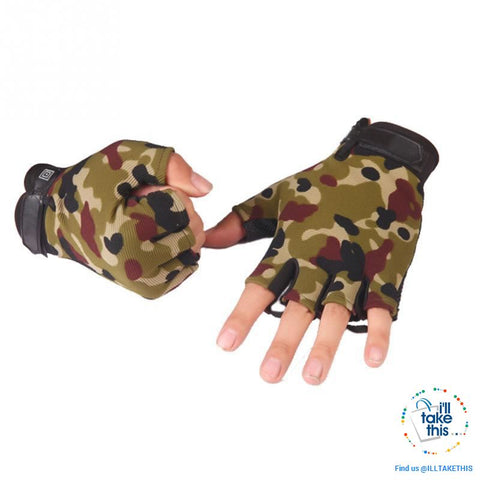 Image of Finger-less Microfiber - Multi use Gloves for Driving, Tactical, Exercise, Fitness Sports Training - I'LL TAKE THIS