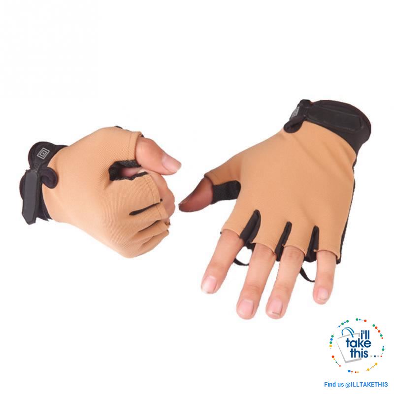 Finger-less Microfiber - Multi use Gloves for Driving, Tactical, Exercise, Fitness Sports Training - I'LL TAKE THIS