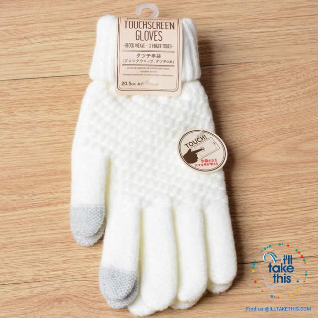 Touchscreen Gloves  Warm Winter Stretch Knit Mittens Wool Full Finger - I'LL TAKE THIS
