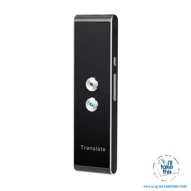 Ergonomic Portable Smart Speech Translator Two-Way Real Time 30 Multi-Language Translation support. - I'LL TAKE THIS
