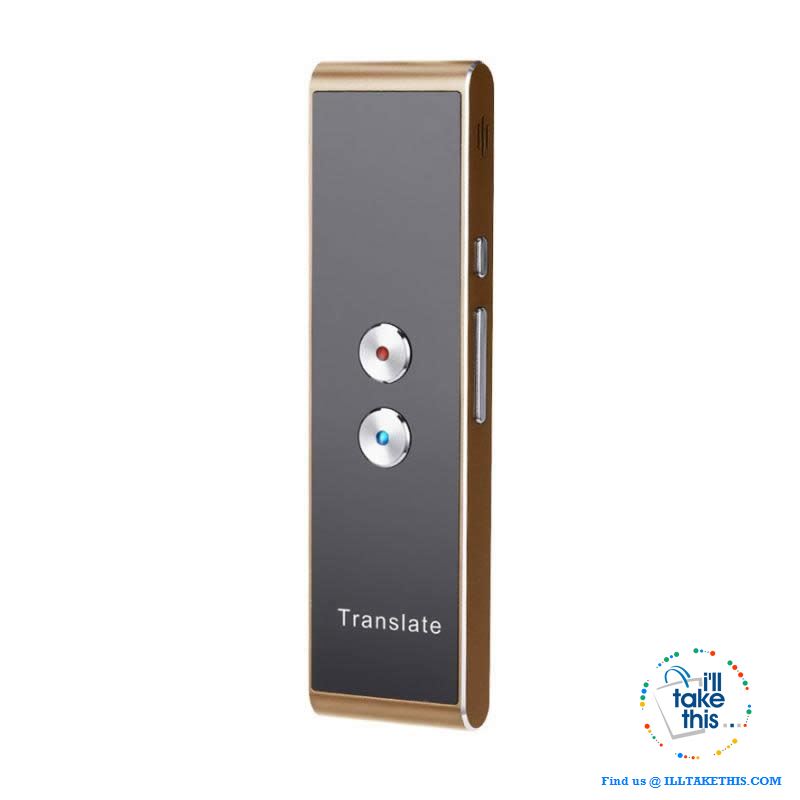 Ergonomic Portable Smart Speech Translator Two-Way Real Time 30 Multi-Language Translation support. - I'LL TAKE THIS