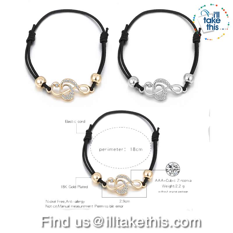 Stainless Steel Guitar, Saxophone or Treble Clef Bracelets/Rope Bangle - Suits all!