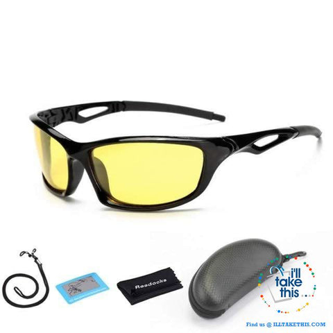 Image of Unisex Polarized Sunglasses Suits Fishing, Camping, Hiking, Night Driving or Cycling - I'LL TAKE THIS
