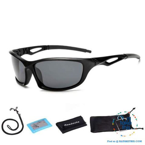 Image of Unisex Polarized Sunglasses Suits Fishing, Camping, Hiking, Night Driving or Cycling - I'LL TAKE THIS