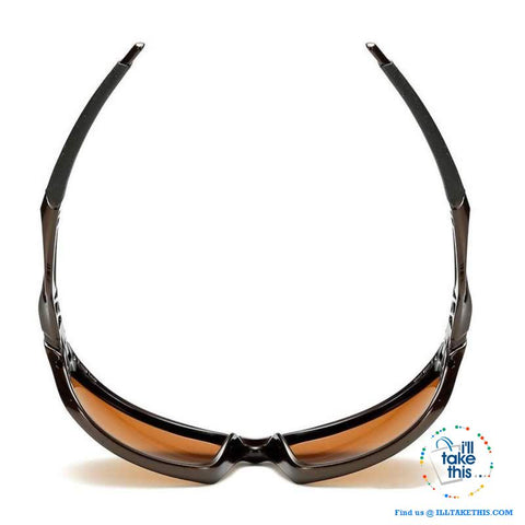 Image of Unisex Polarized Sunglasses Suits Fishing, Camping, Hiking, Night Driving or Cycling - I'LL TAKE THIS