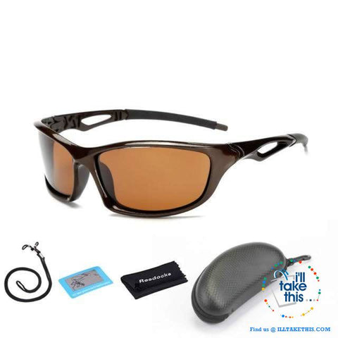 Image of Unisex Polarized Sunglasses Suits Fishing, Camping, Hiking, Night Driving or Cycling - I'LL TAKE THIS