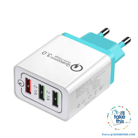 Image of Universal 18W USB Quick charge 3.0 5V 3A for iPhone X, Xs, Xr, 8, 7, Samsung Note 9,9+, Note8,8+ - I'LL TAKE THIS