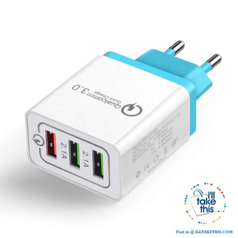 Image of Universal 18W USB Quick charge 3.0 5V 3A for iPhone X, Xs, Xr, 8, 7, Samsung Note 9,9+, Note8,8+ - I'LL TAKE THIS
