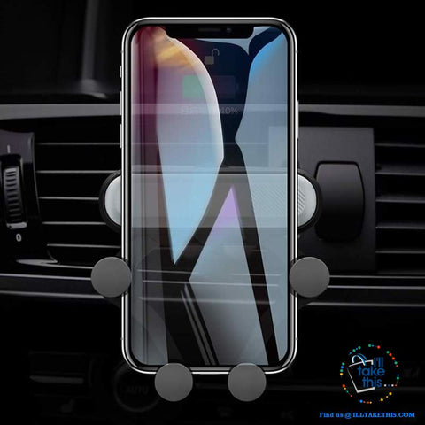 Image of Universal iPhone/Samsung/Android in-car Phone Holder Rotatable cradle - Simple Air Vent Mount - I'LL TAKE THIS