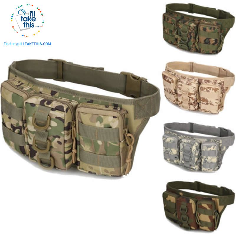 Tactical Waist Pack - Bum Bag 5 Tactical colors - I'LL TAKE THIS