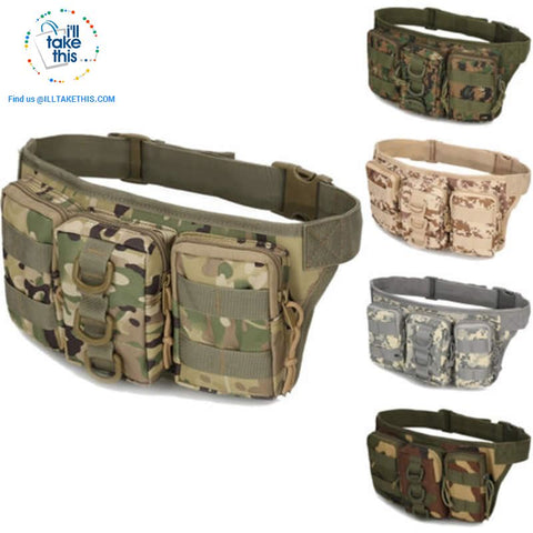 Image of Tactical Waist Pack - Bum Bag 5 Tactical colors - I'LL TAKE THIS