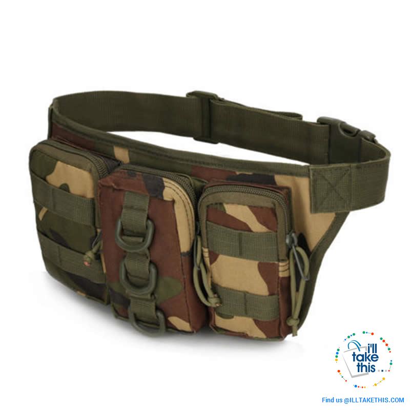 Tactical Waist Pack - Bum Bag 5 Tactical colors - I'LL TAKE THIS