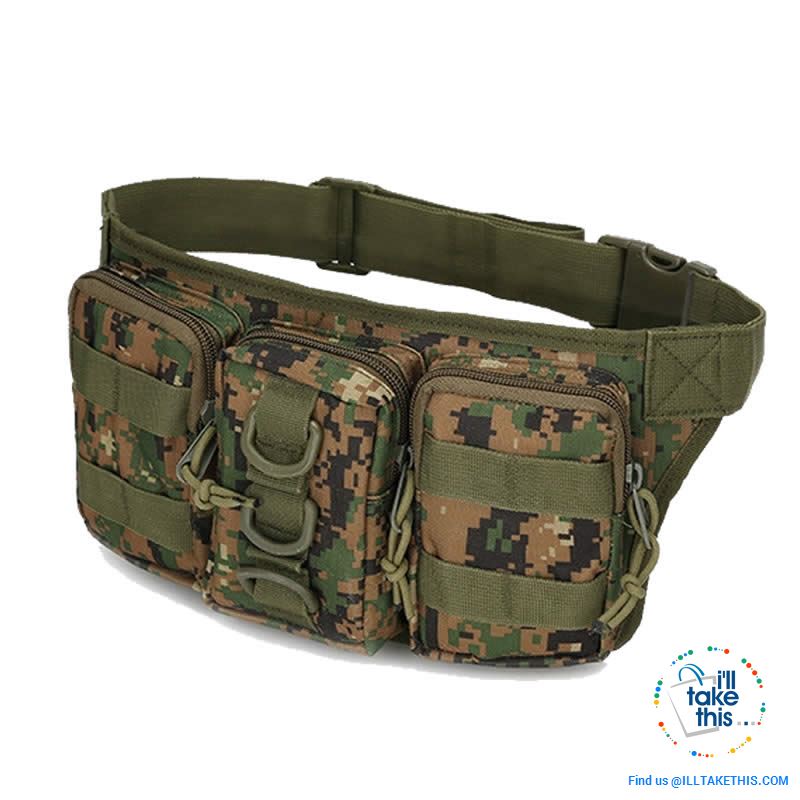 Tactical Waist Pack - Bum Bag 5 Tactical colors - I'LL TAKE THIS